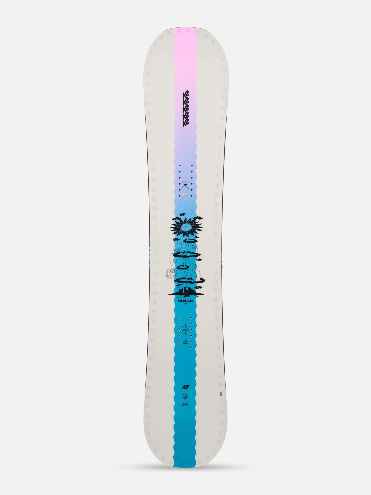 K2 Dreamsicle Women's Snowboard 2023 3 K2 Dreamsicle Women's Snowboard 2023