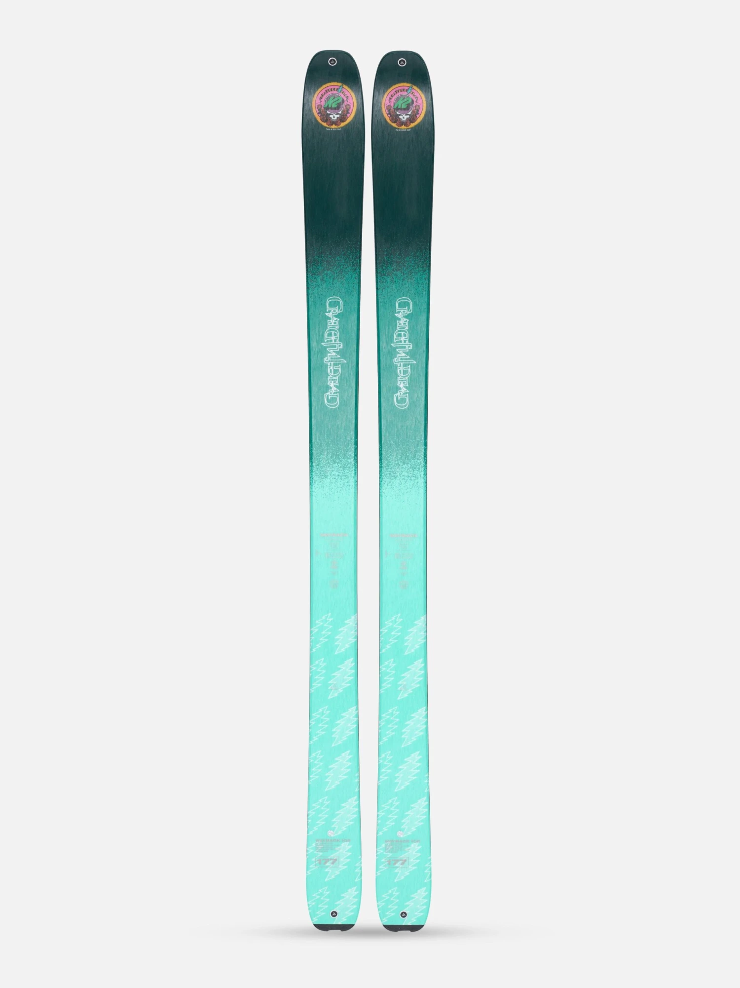 K2 X Grateful Dead SYF Wayback 106 Skis 2023 3 K2 X Grateful Dead SYF Wayback 106 Skis 2023
